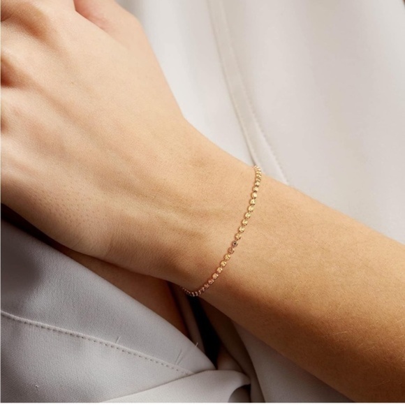 GOLD 18k Gold Plated Beaded Bracelet - Picture 1 of 3